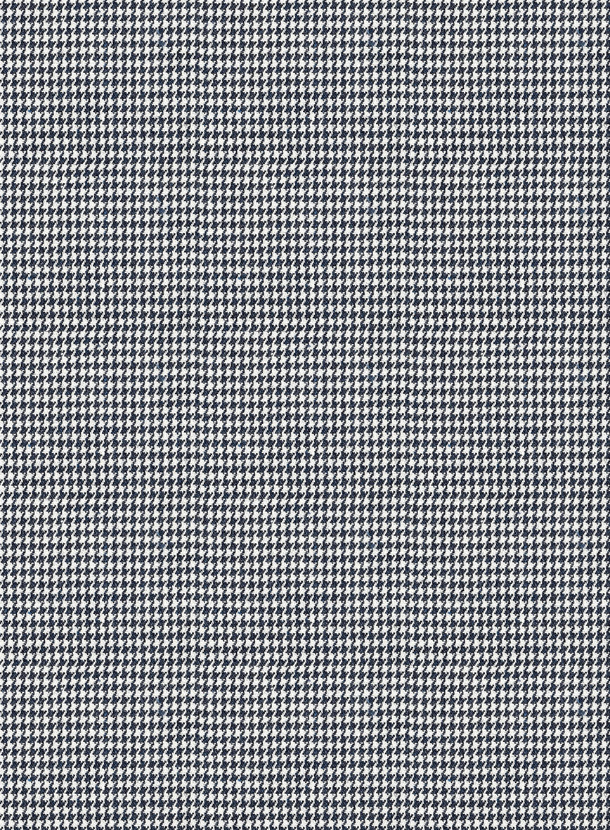 Italian Cotton Houndstooth Isla Jacket - Image 3