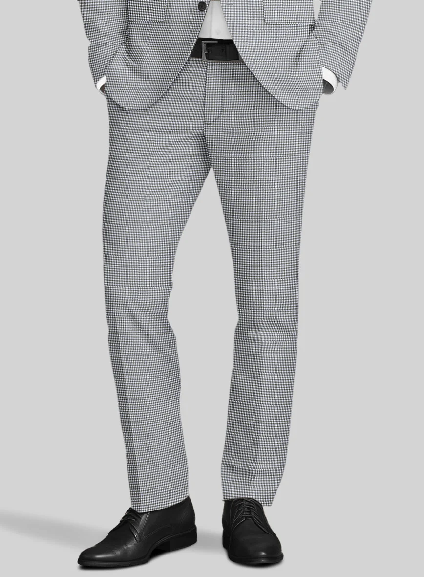 Italian Cotton Houndstooth Isla Suit - Image 6