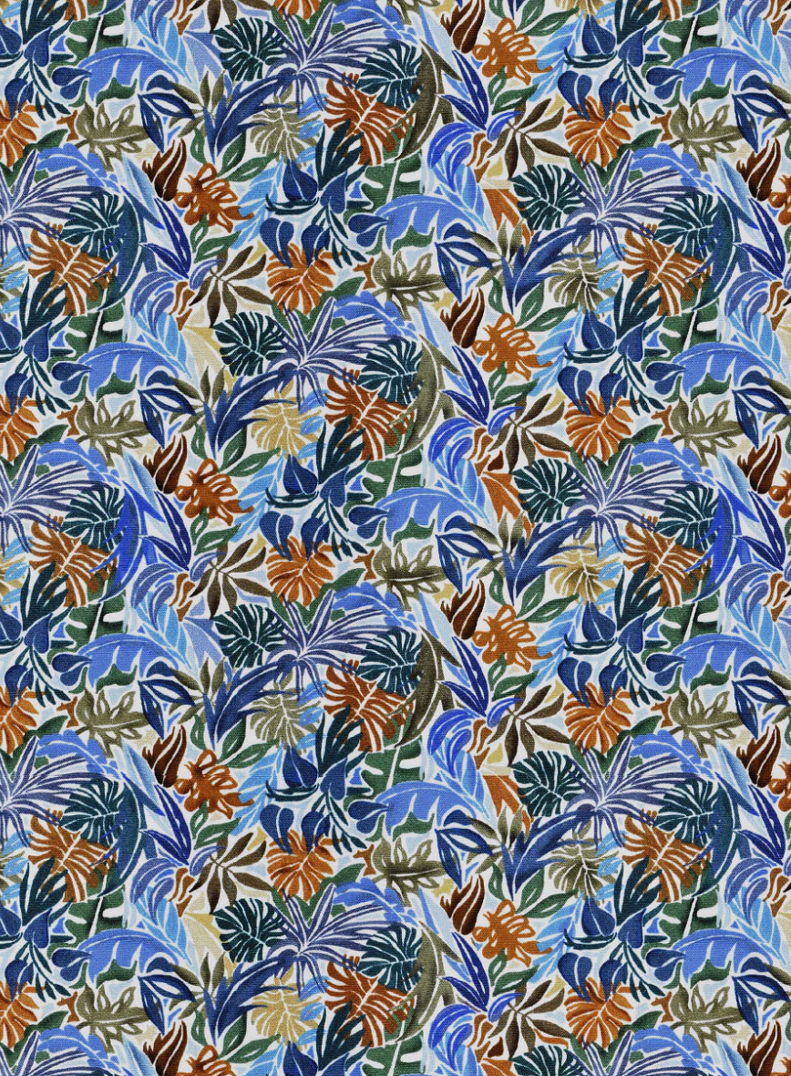 Italian Cotton Jungle Trip Shirt - Image 3