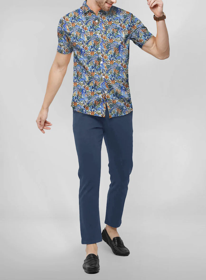 Italian Cotton Jungle Trip Shirt - Image 2
