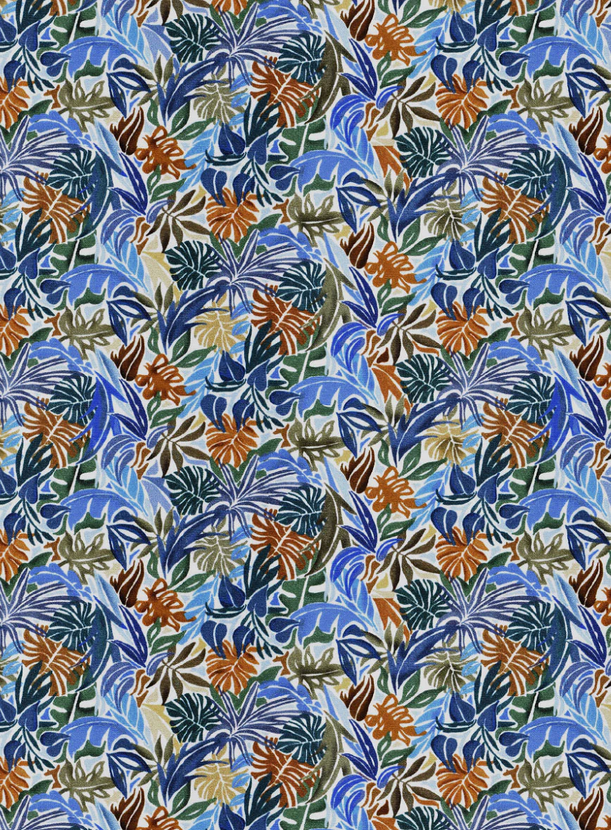 Italian Cotton Jungle Trip Shirt - Image 3