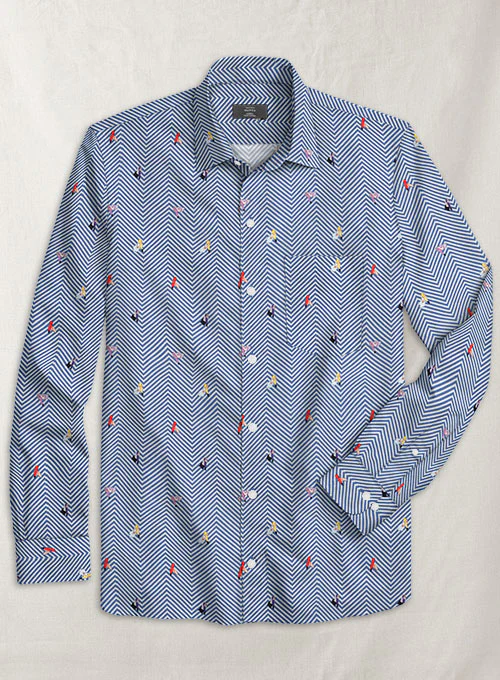 Italian Cotton Karaoke Shirt - Image 2