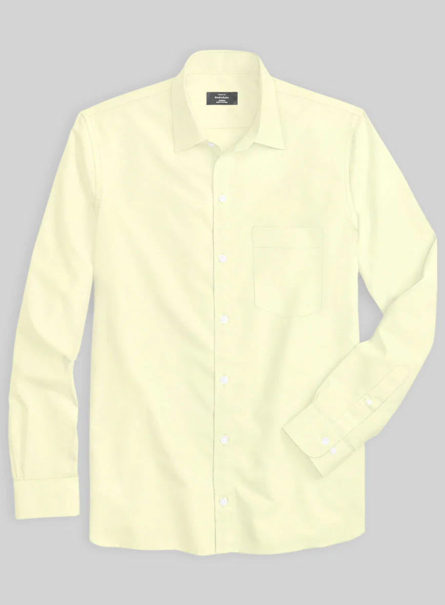 Italian Cotton Lemon Shirt - Image 2