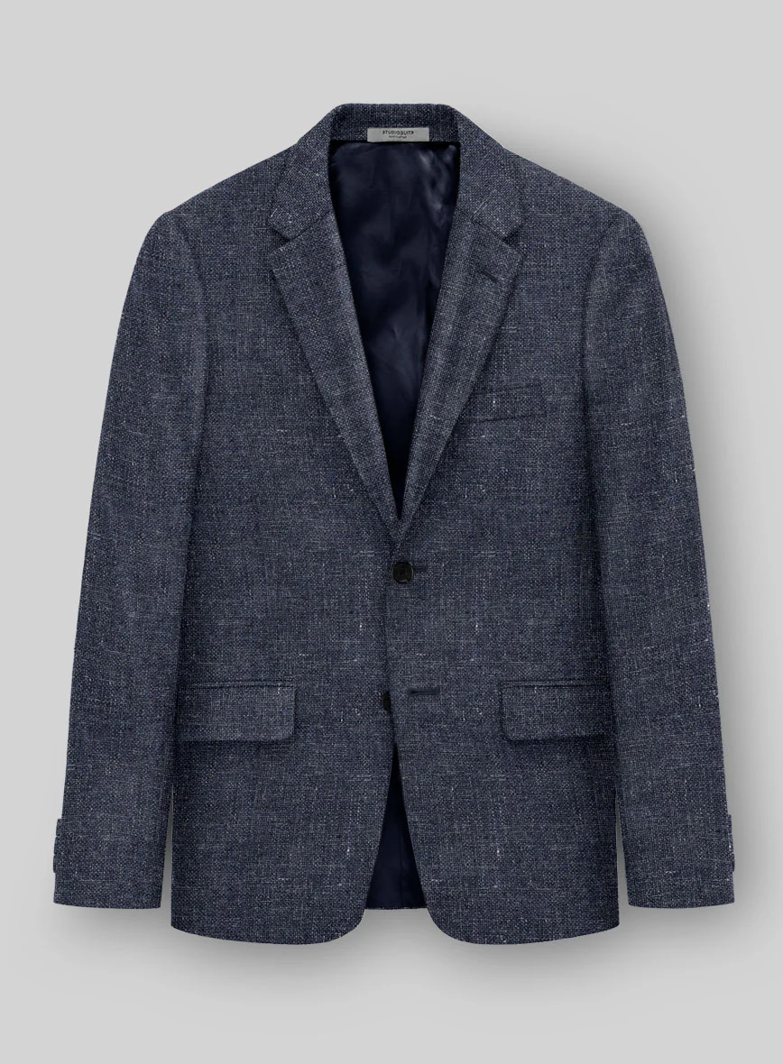 Italian Cotton Linen Hopsack Anibal Suit - Image 3