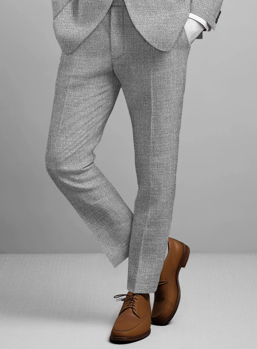 Italian Cotton Linen Hopsack Bartolo Suit - Image 5