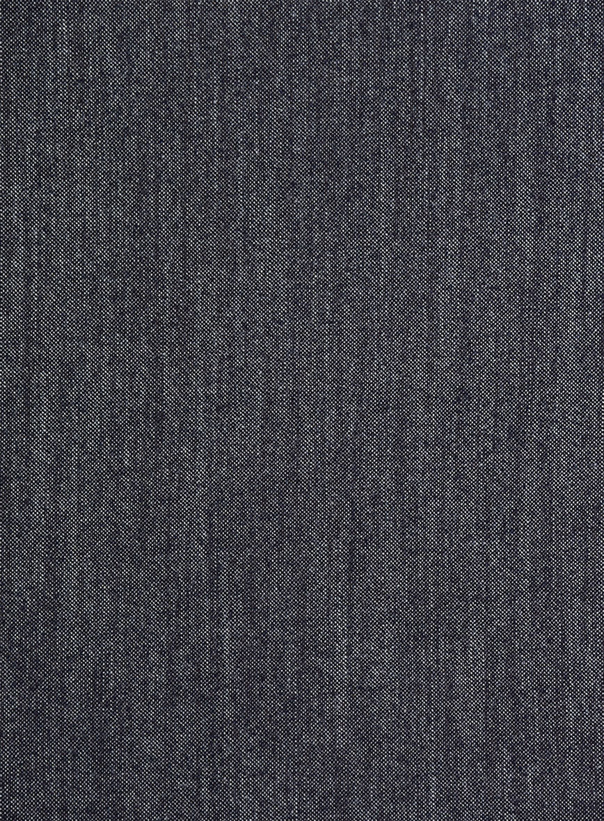 Italian Cotton Lycra Denim Blue Jacket - Image 2
