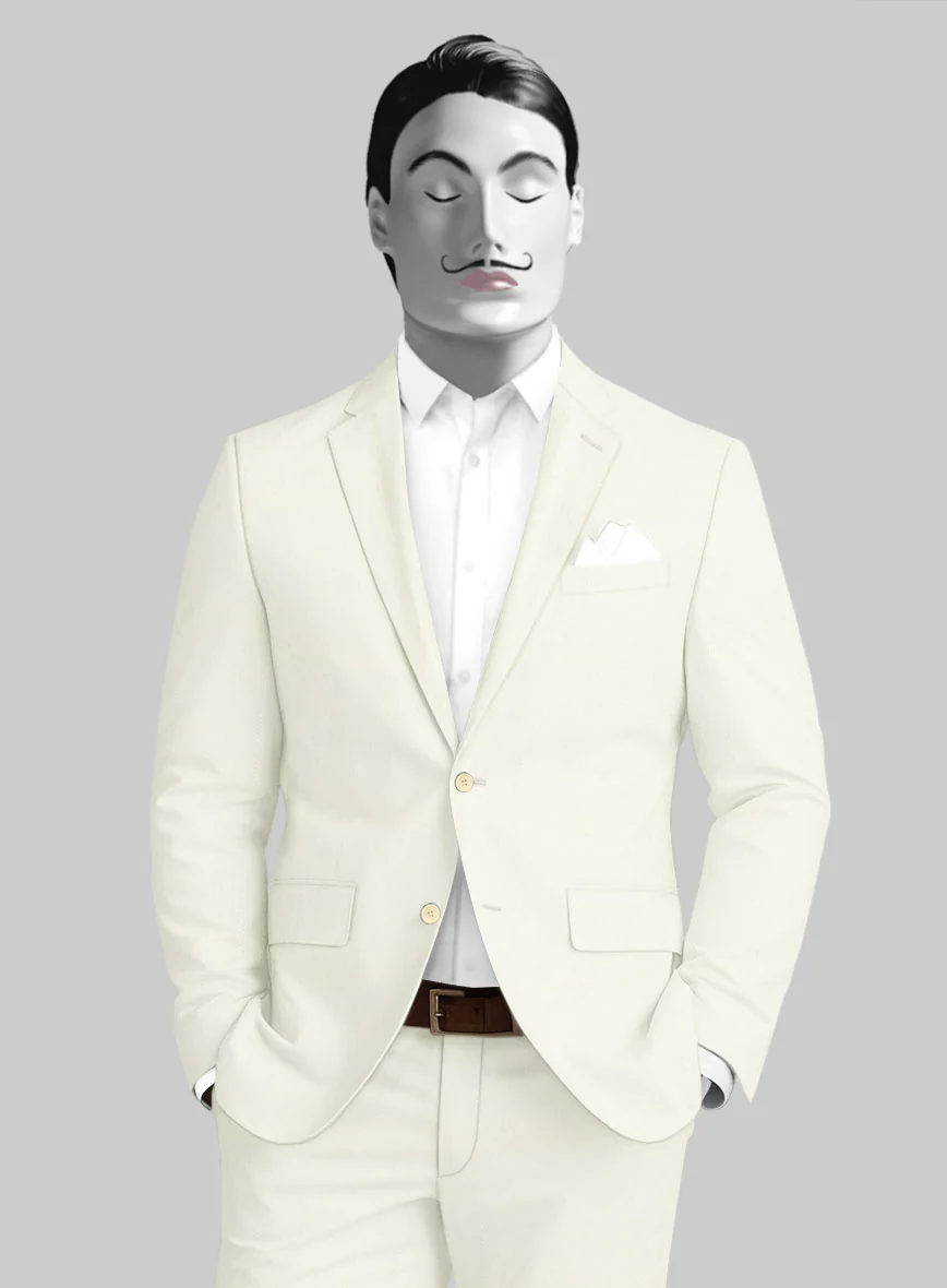 Italian Cotton Lycra Rivera Suit - Image 3