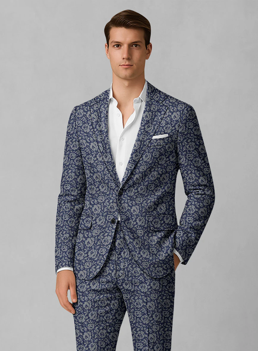 Italian Cotton Lycra Sartelio Jacket - Image 2