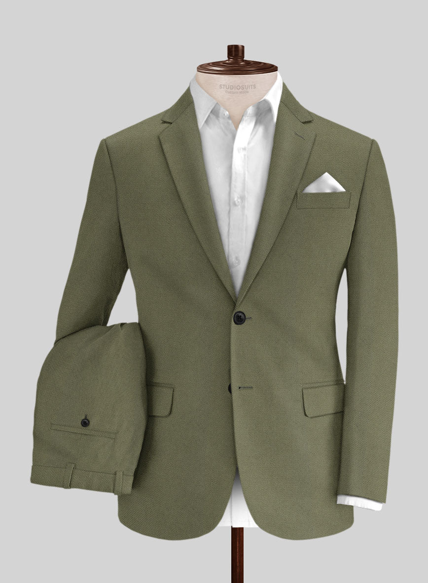 Italian Cotton Lycra Texura Suit - Image 2