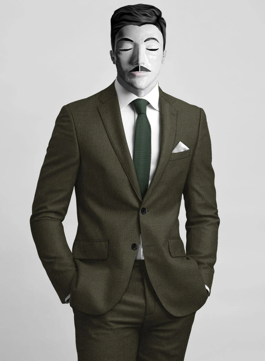 Italian Cotton Lycra Zaniga Suit - Image 4