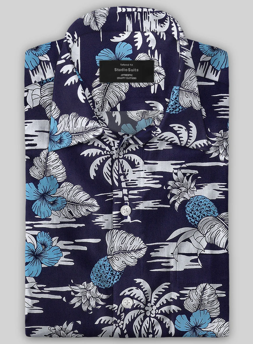Italian Cotton Mahoe Shirt - Image 3