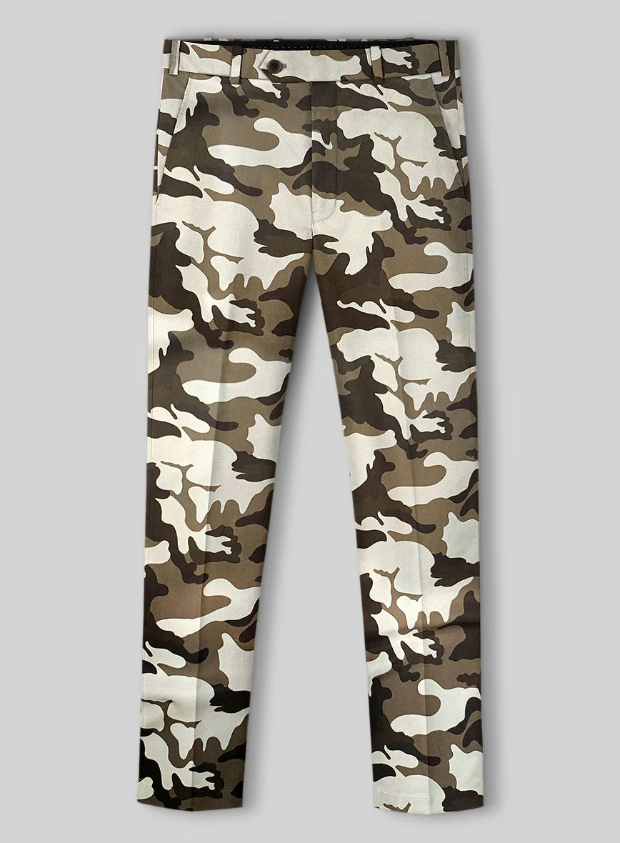 Italian Cotton Montoya Camo Suit - Image 6