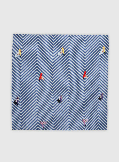Italian Cotton Pocket Square - Karaoke - Image 3