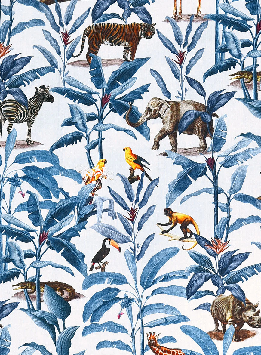Italian Cotton Rain Forest Shirt - Image 4