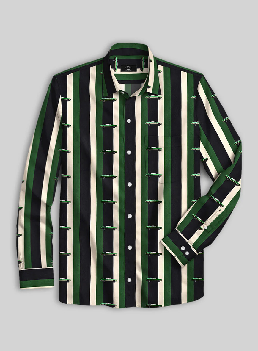 Italian Cotton Retro Ride Shirt - Image 3