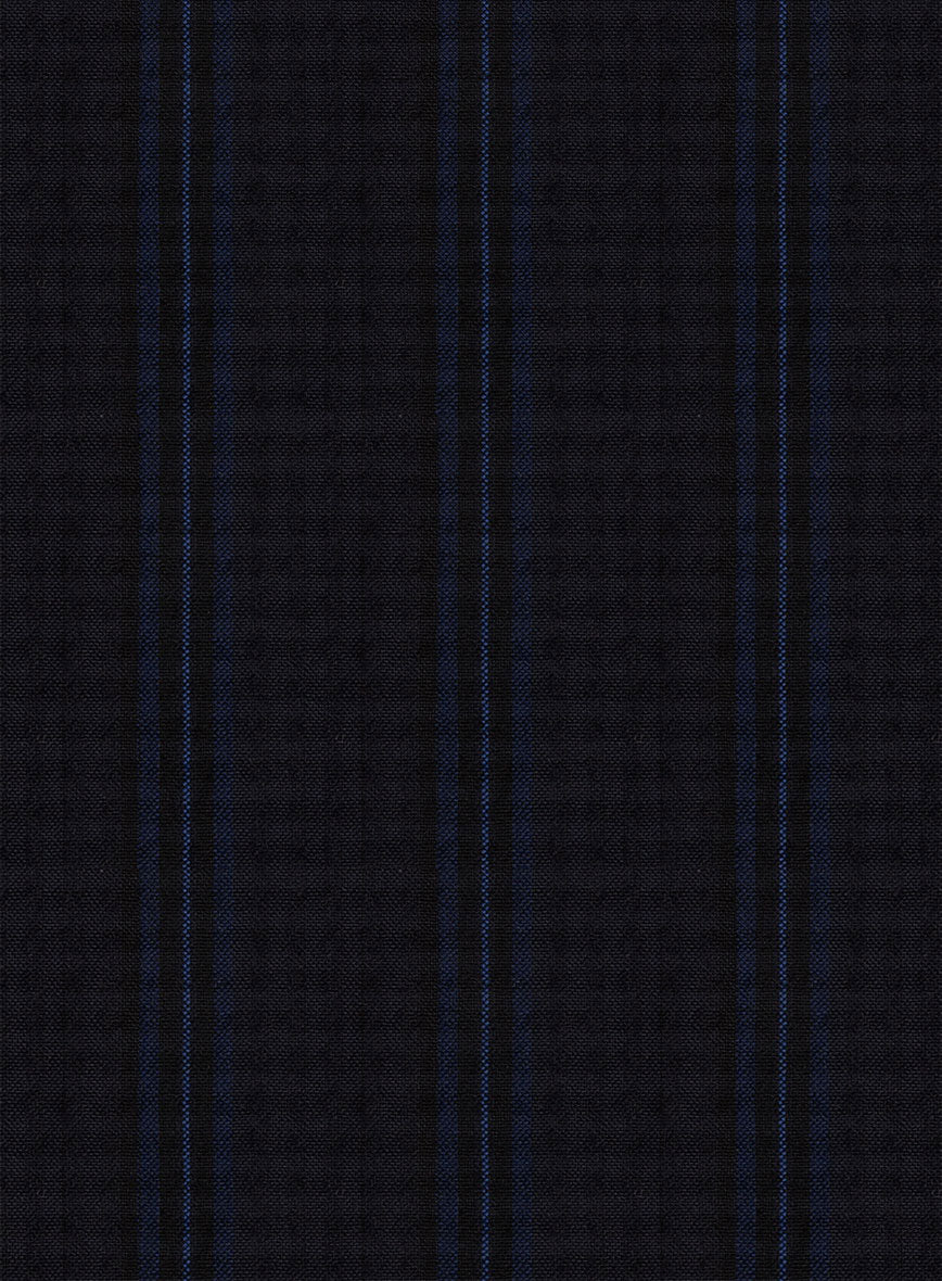 Italian Cotton Seersucker Corrado Pants - Image 3