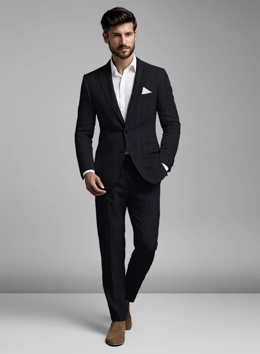Italian Cotton Seersucker Corrado Suit - Image 2