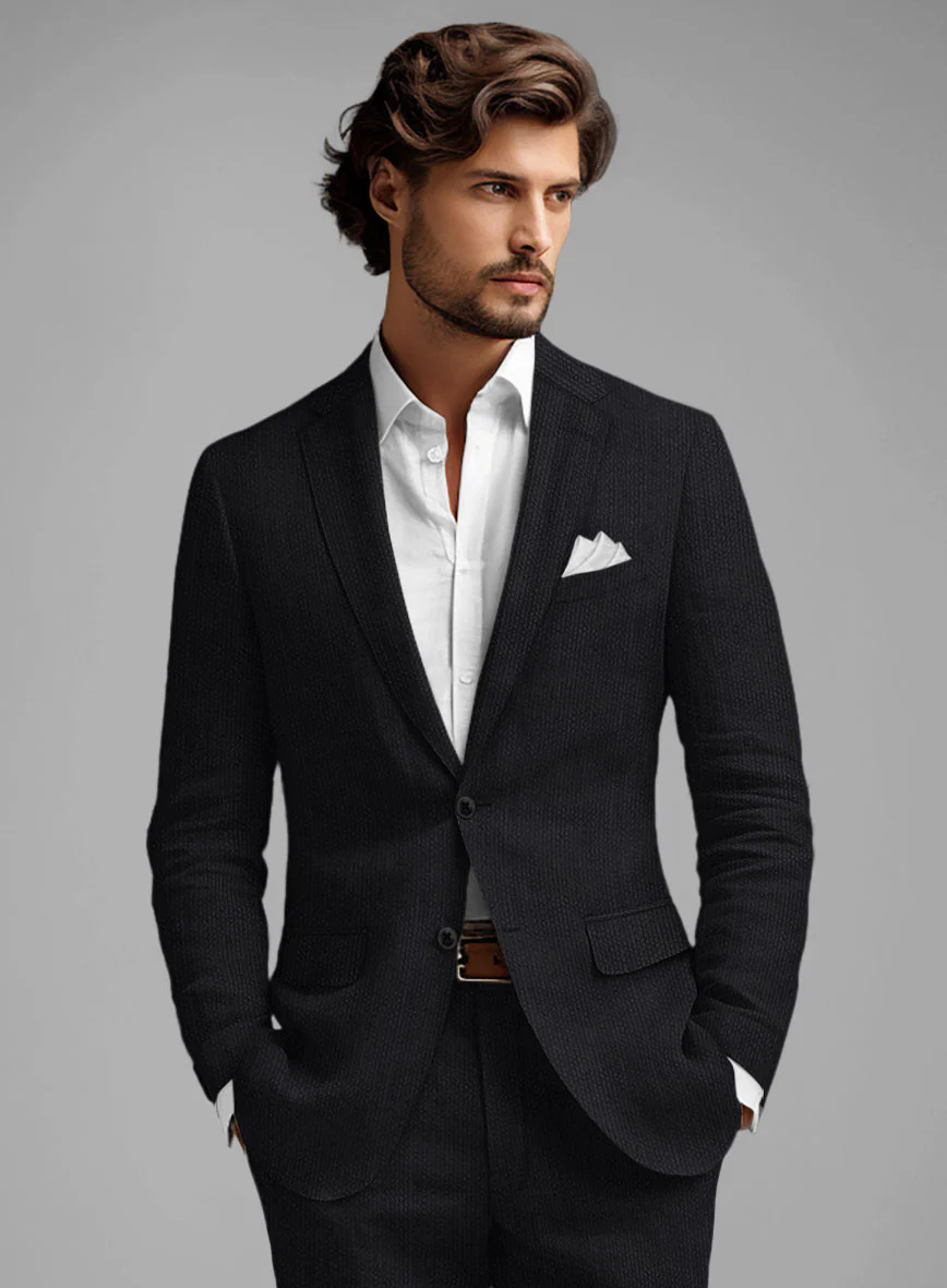Italian Cotton Seersucker Helena Jacket - Image 2