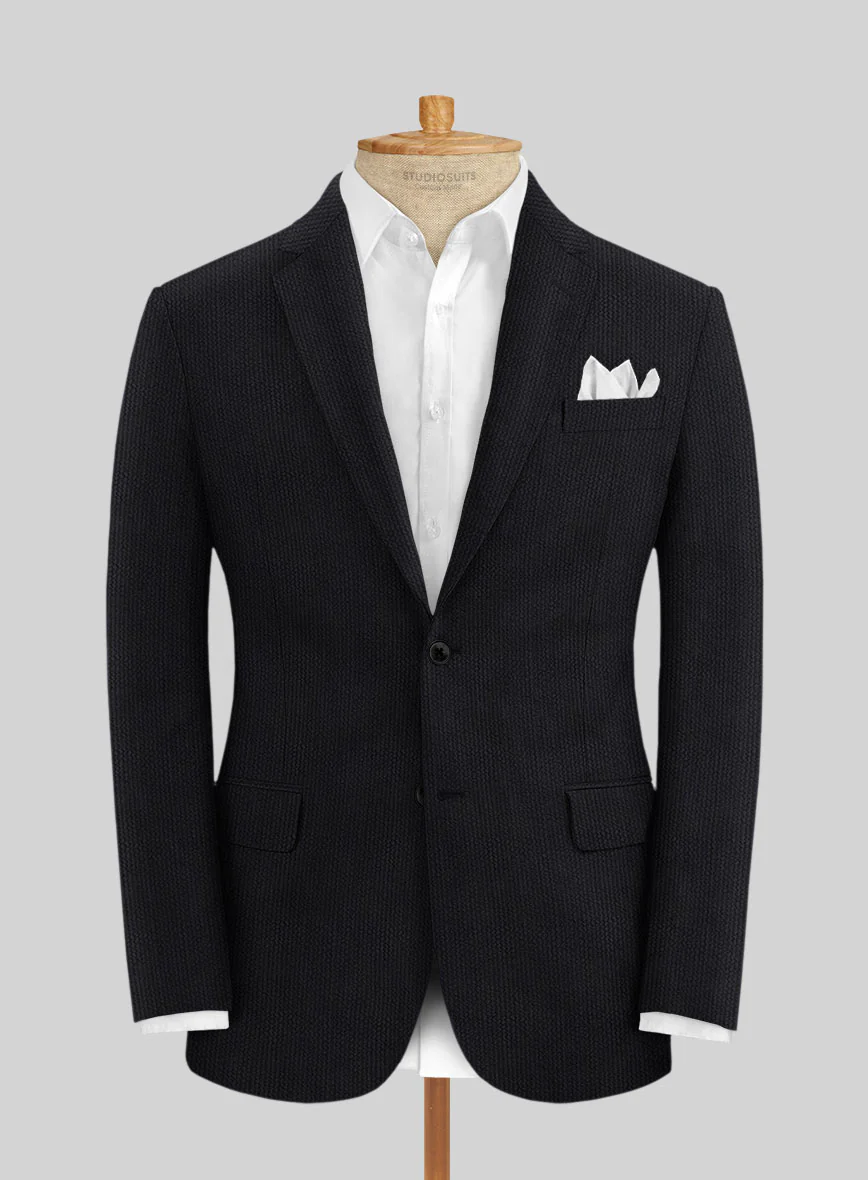 Italian Cotton Seersucker Helena Jacket - Image 3