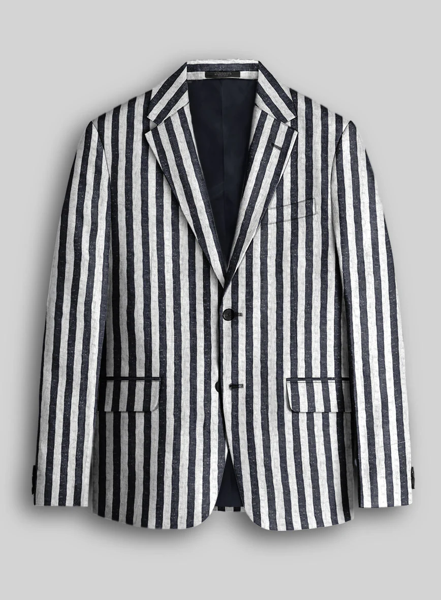 Italian Cotton Seersucker Venancio Suit - Image 3