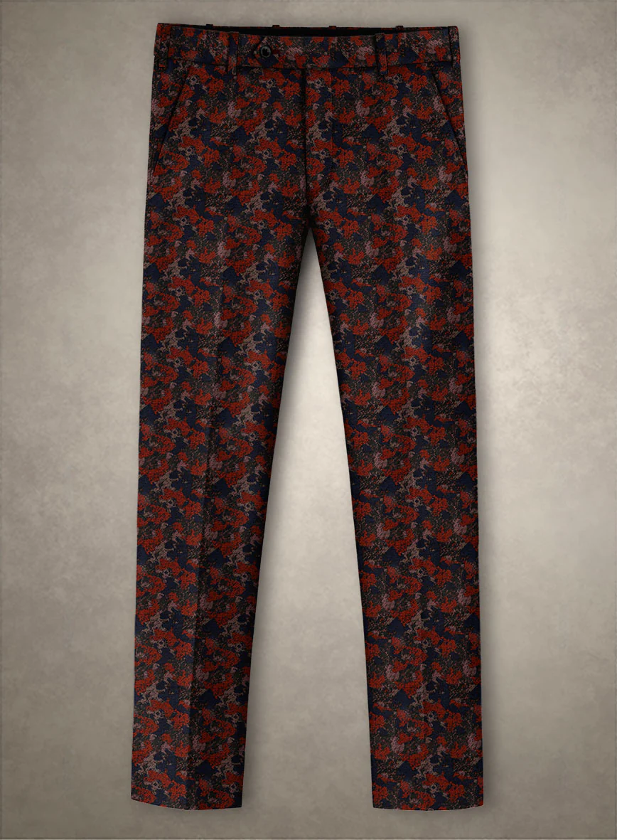 Italian Cotton Silk Vermiglio Pants - Image 2