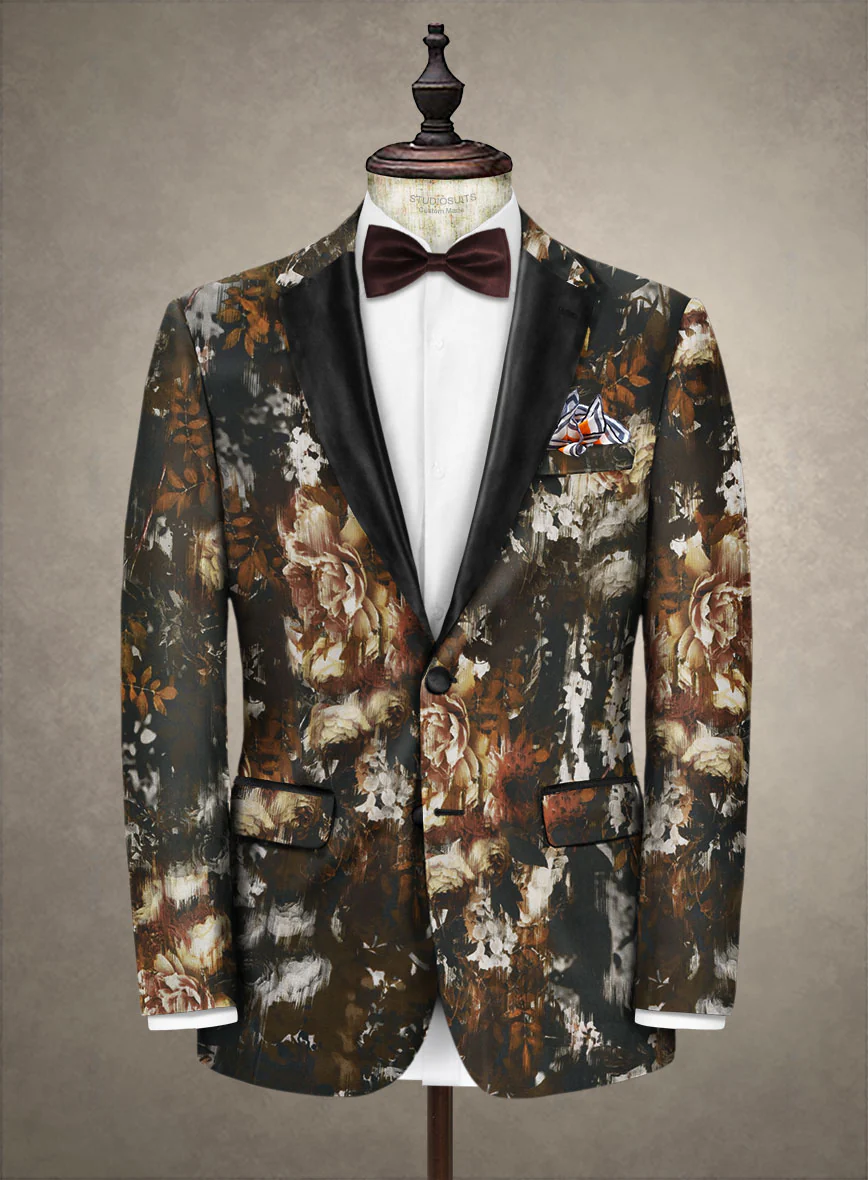 Italian Cotton Stretch Pietro Tuxedo Suit - Image 2