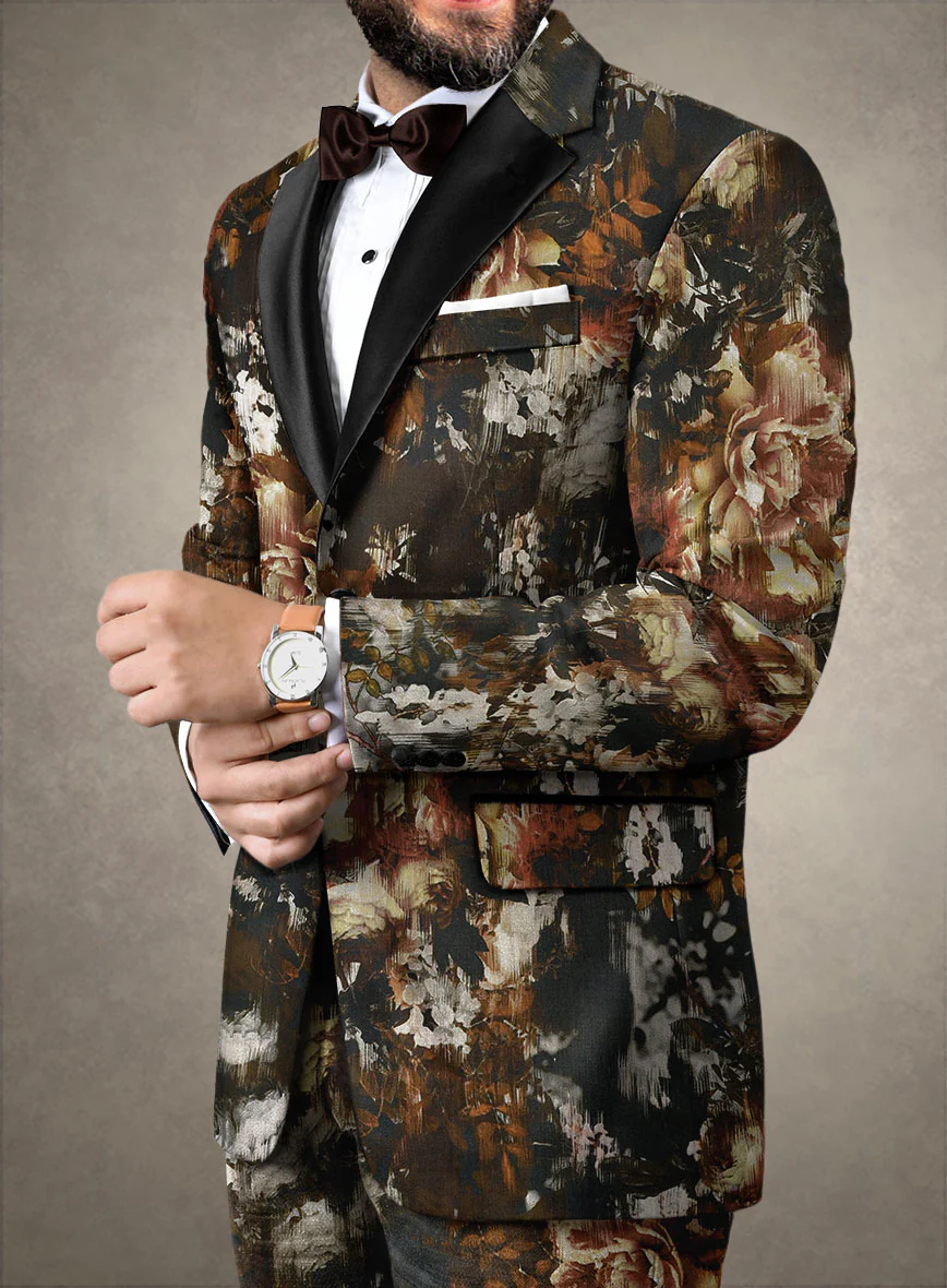 Italian Cotton Stretch Pietro Tuxedo Suit - Image 3