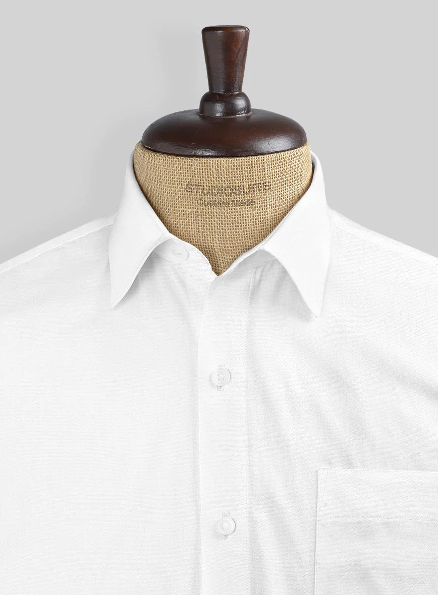 Italian Cotton White Shirt - Image 2