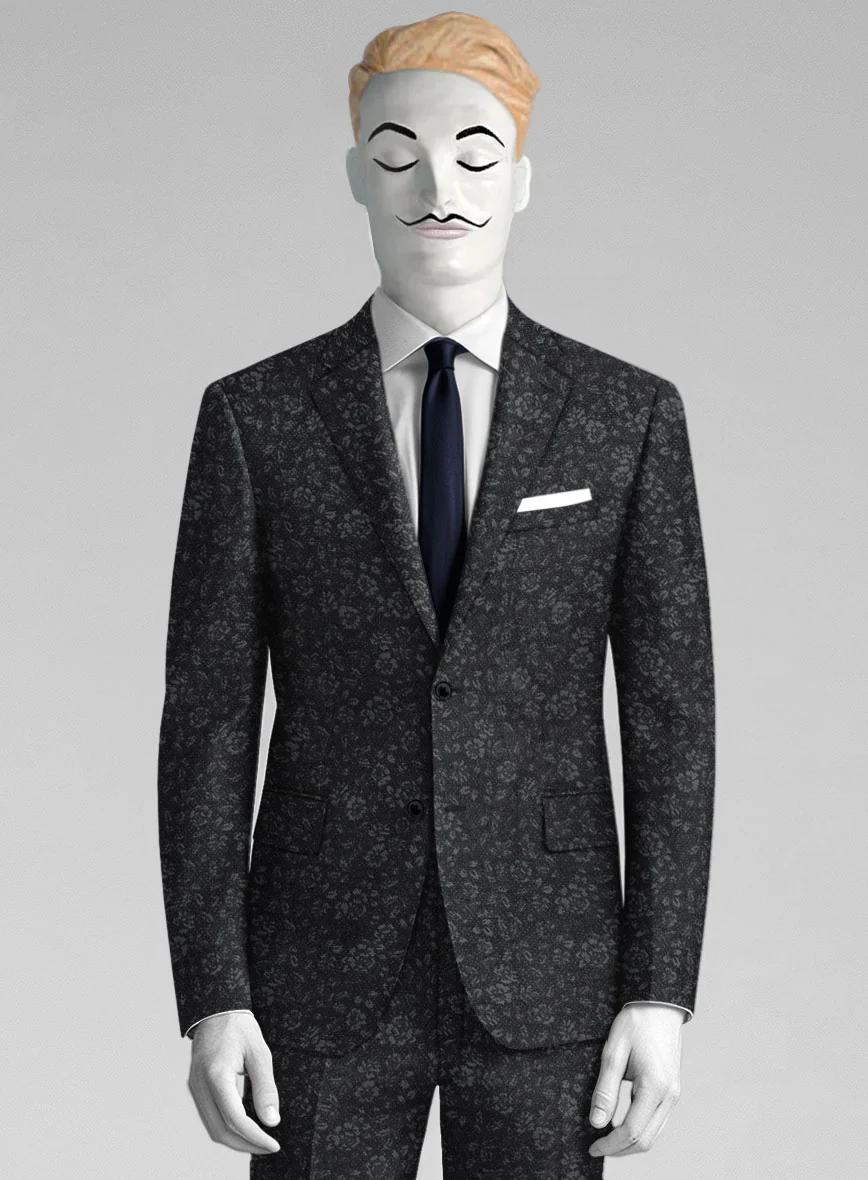Italian Cotton Wool Bastos Suit - Image 3