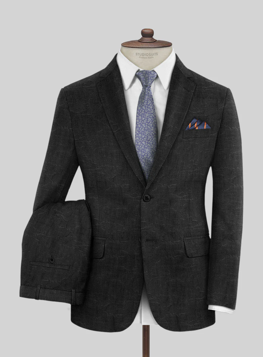Italian Cotton Wool Solio Suit - Image 2