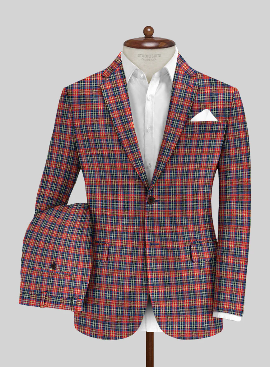 Italian Cotton Wool Yuana Suit - Image 2