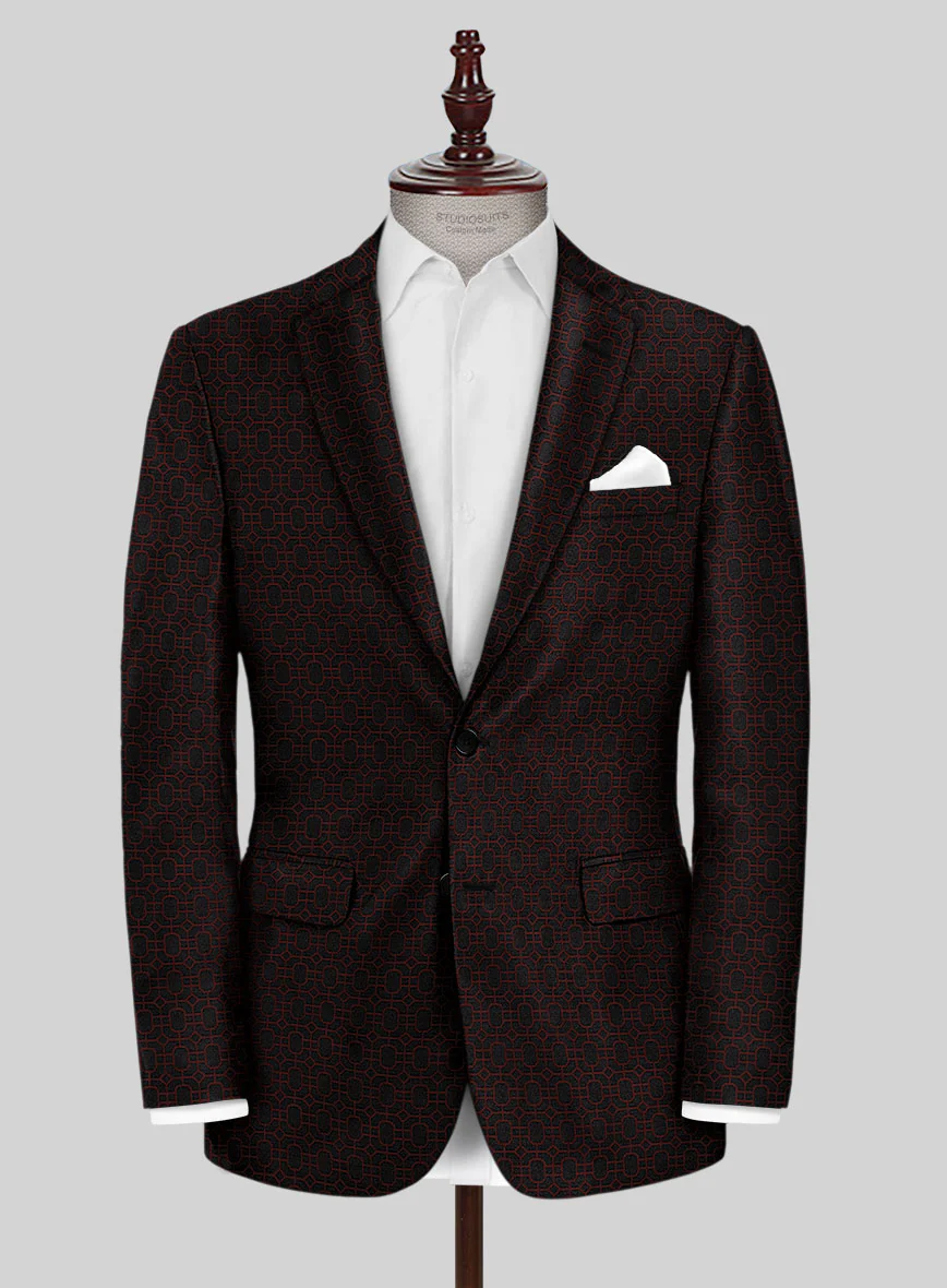 Italian Silk Lycra Cosimo Suit - Image 3