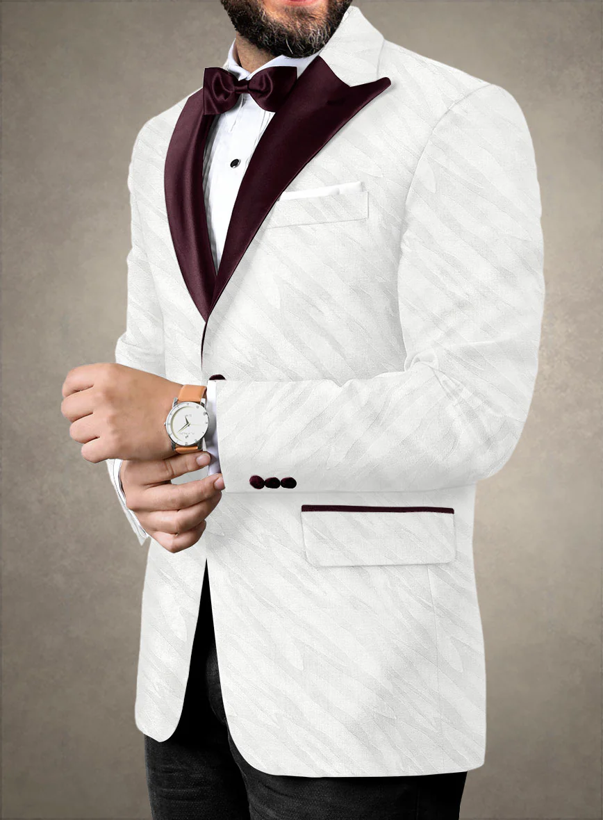 Italian Cotton Zaragoza Tuxedo Blazer - Image 2