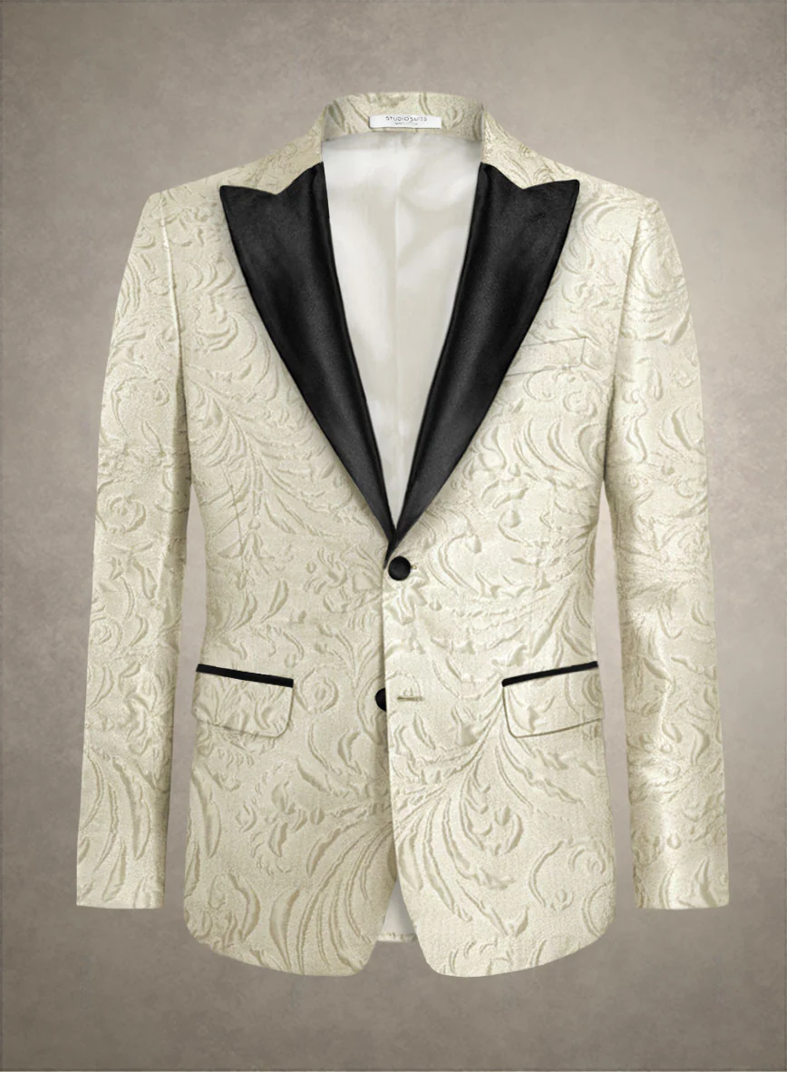 Italian Cream Cadenza Tuxedo Suit - Image 2