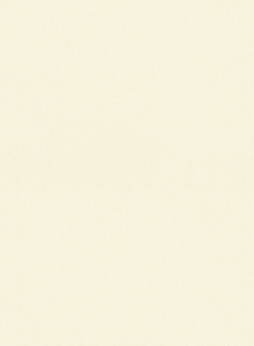 Italian Cream Cotton Stretch Pants - Image 3