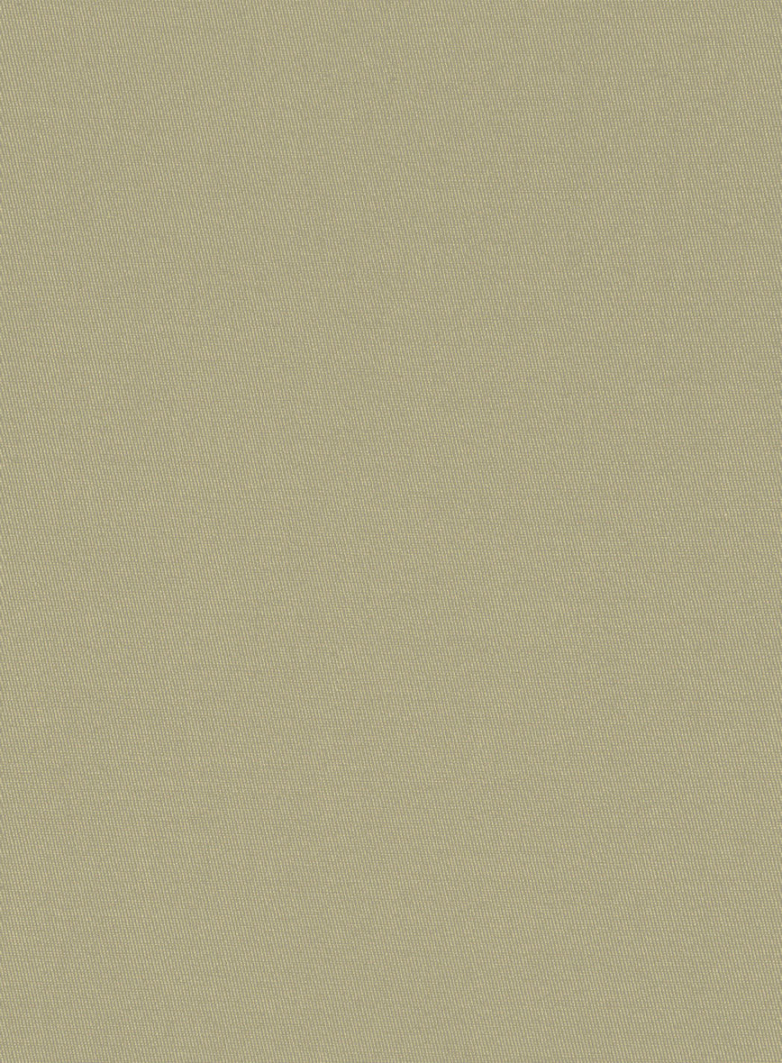 Italian Dark Tan Cotton Stretch Shorts - Image 6
