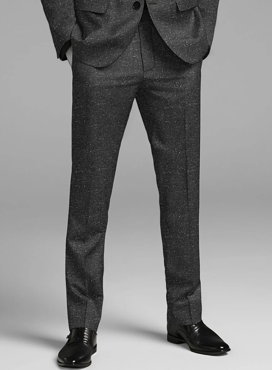 Italian Donegal Gray Wool Suit - Image 6