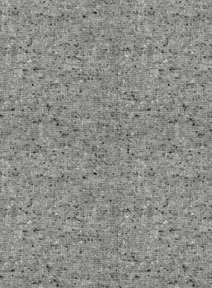 Italian Donegal Light Gray Wool Suit - Image 8