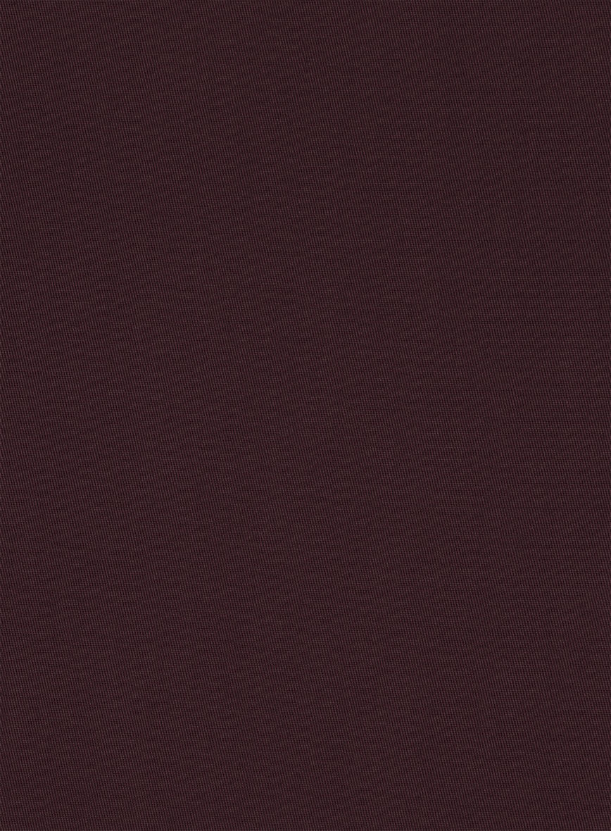 Italian Eggplant Cotton Stretch Pants - Image 3
