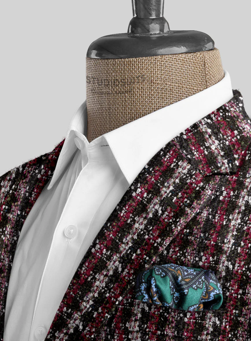 Italian Eligi Boucle Wool Jacket - Image 2