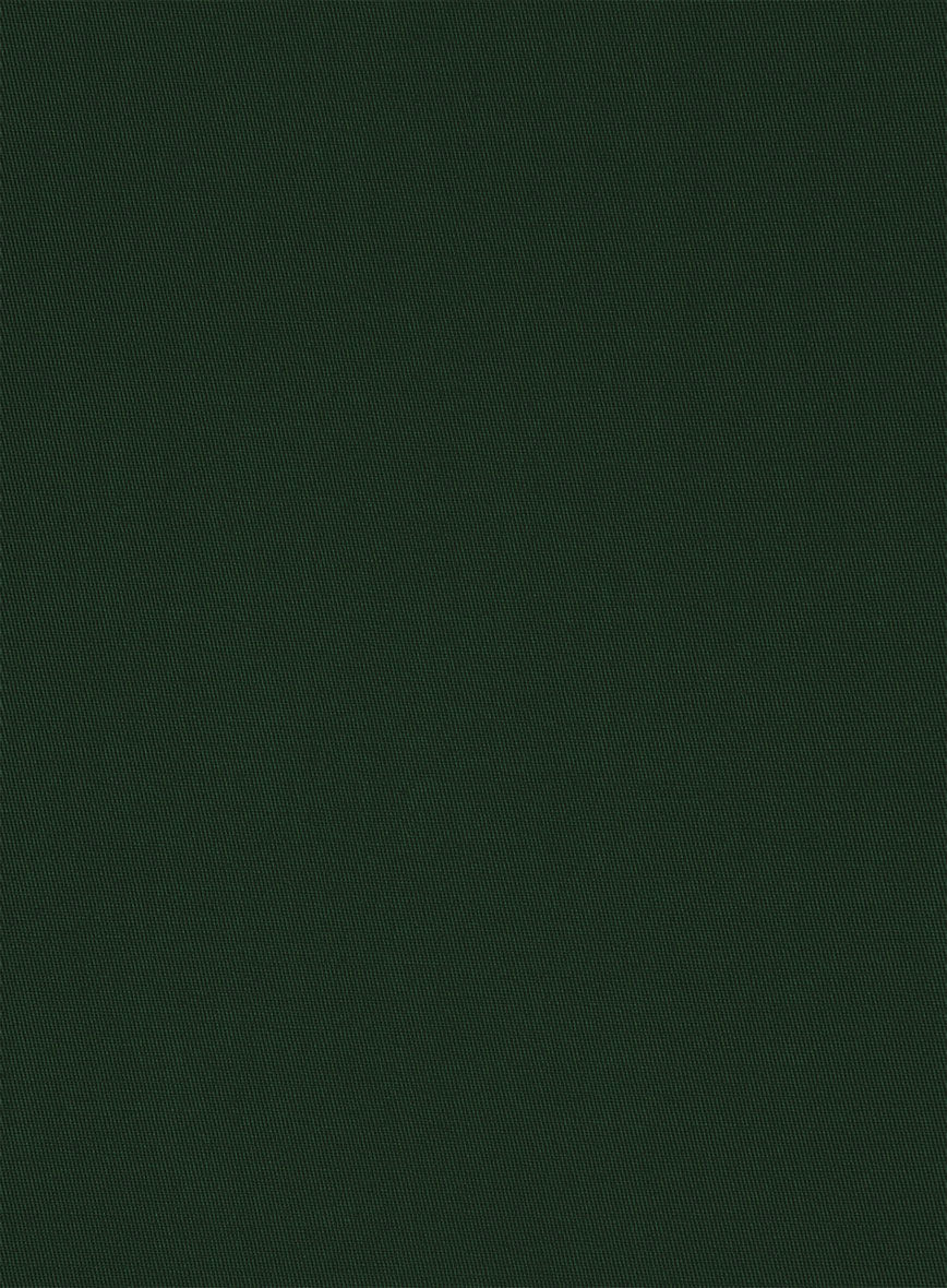 Italian Emerald Green Cotton Stretch Suit - Image 6