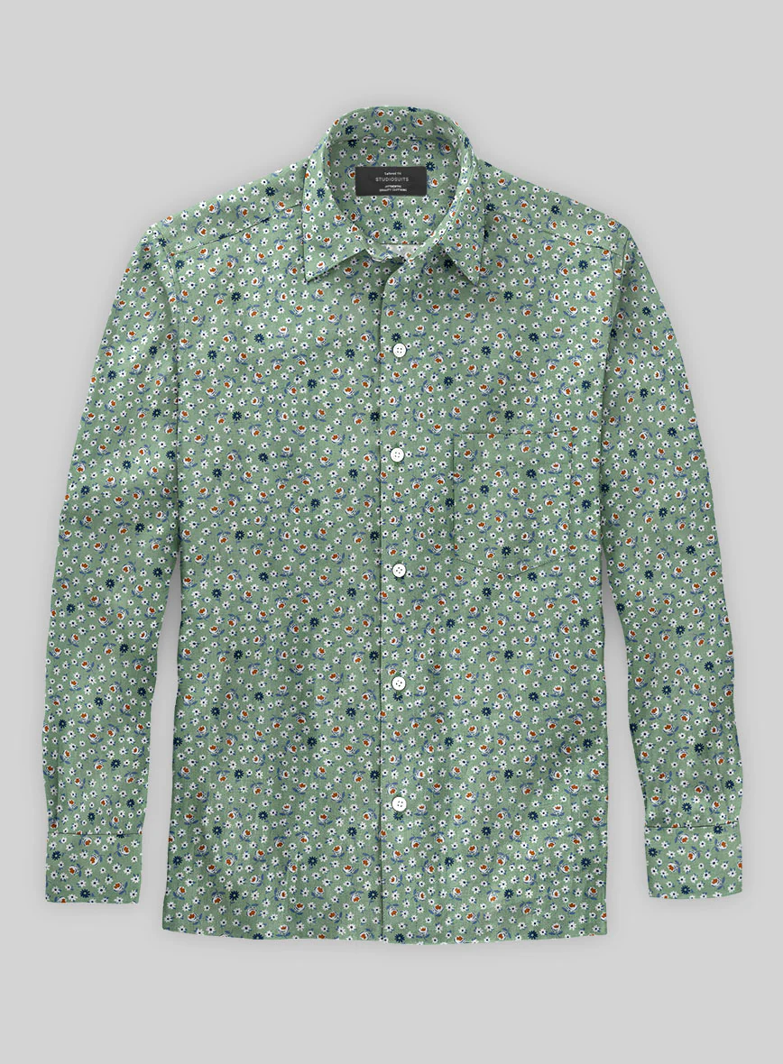 Italian Eresmo Summer Linen Shirt - Image 2