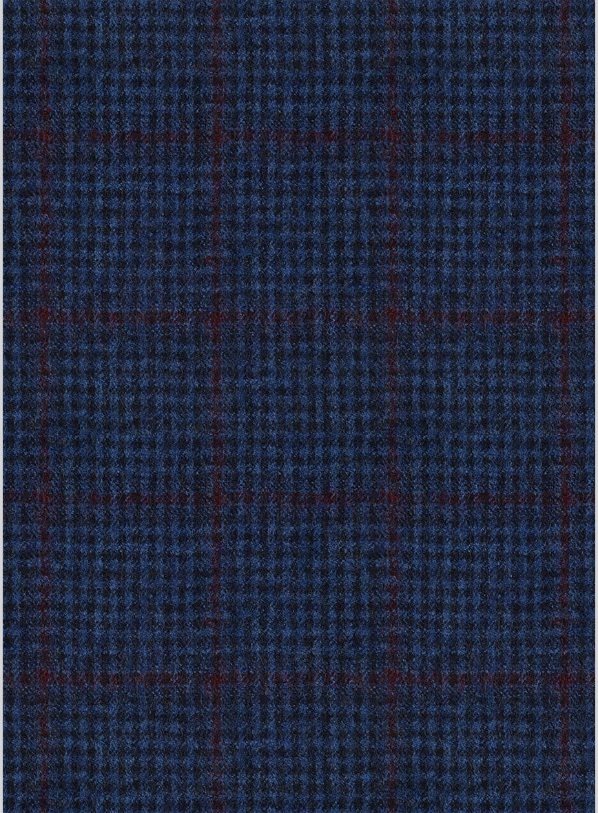 Italian Ermene Blue Wool Jacket - Image 2