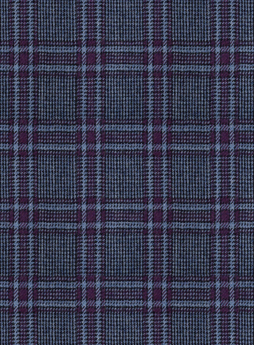 Italian Essai Checks Wool Jacket - Image 2