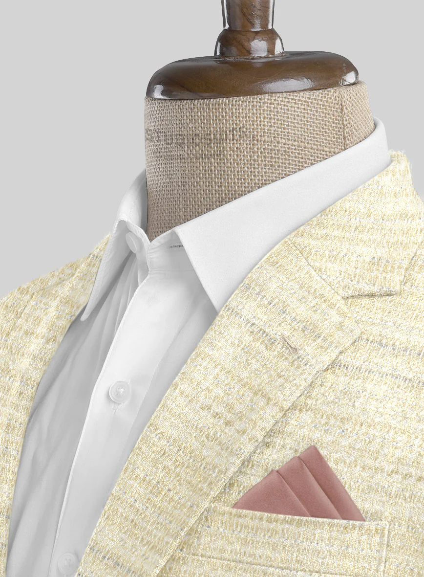 Italian Execi Boucle Wool Jacket - Image 2