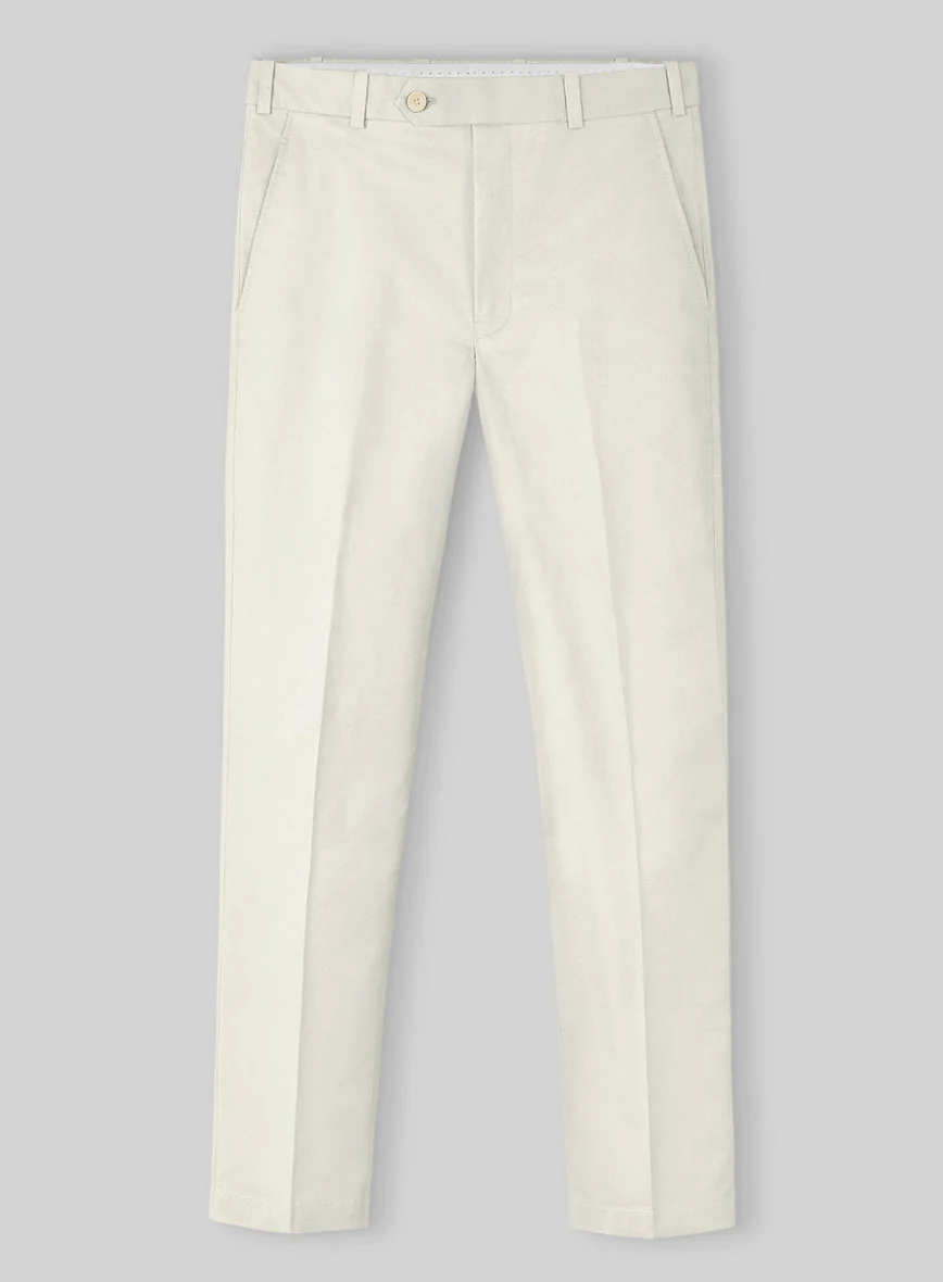 Italian Fawn Cotton Stretch Pants - Image 2