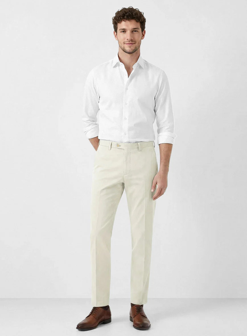 Italian Fawn Cotton Stretch Suit - Image 7