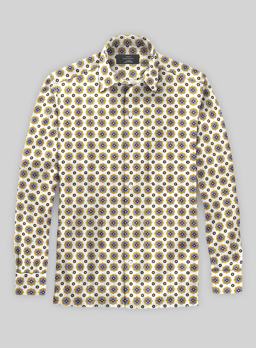 Italian Feliciano Summer Linen Shirt - Image 2