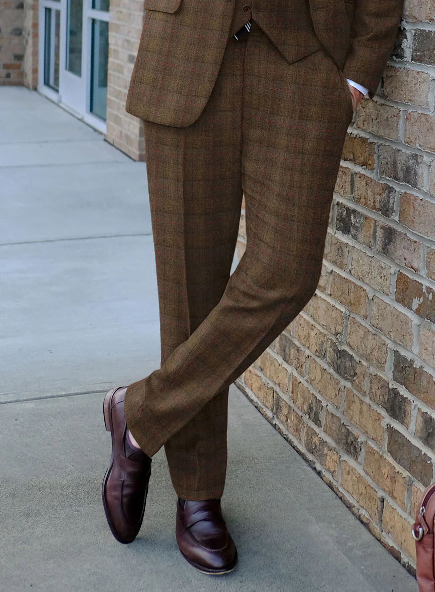 Italian Fiani Checks Tweed Suit - Image 4