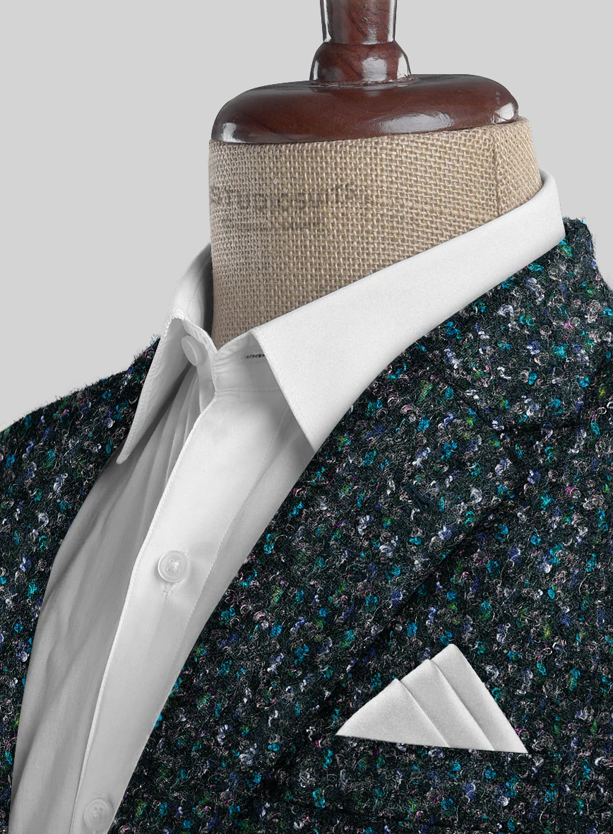 Italian Fiente Boucle Wool Jacket - Image 2